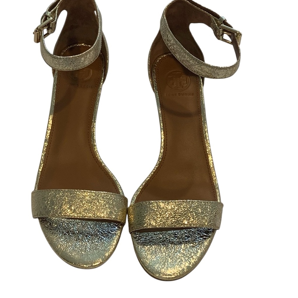 Tory Burch Metallic Gold Sandals